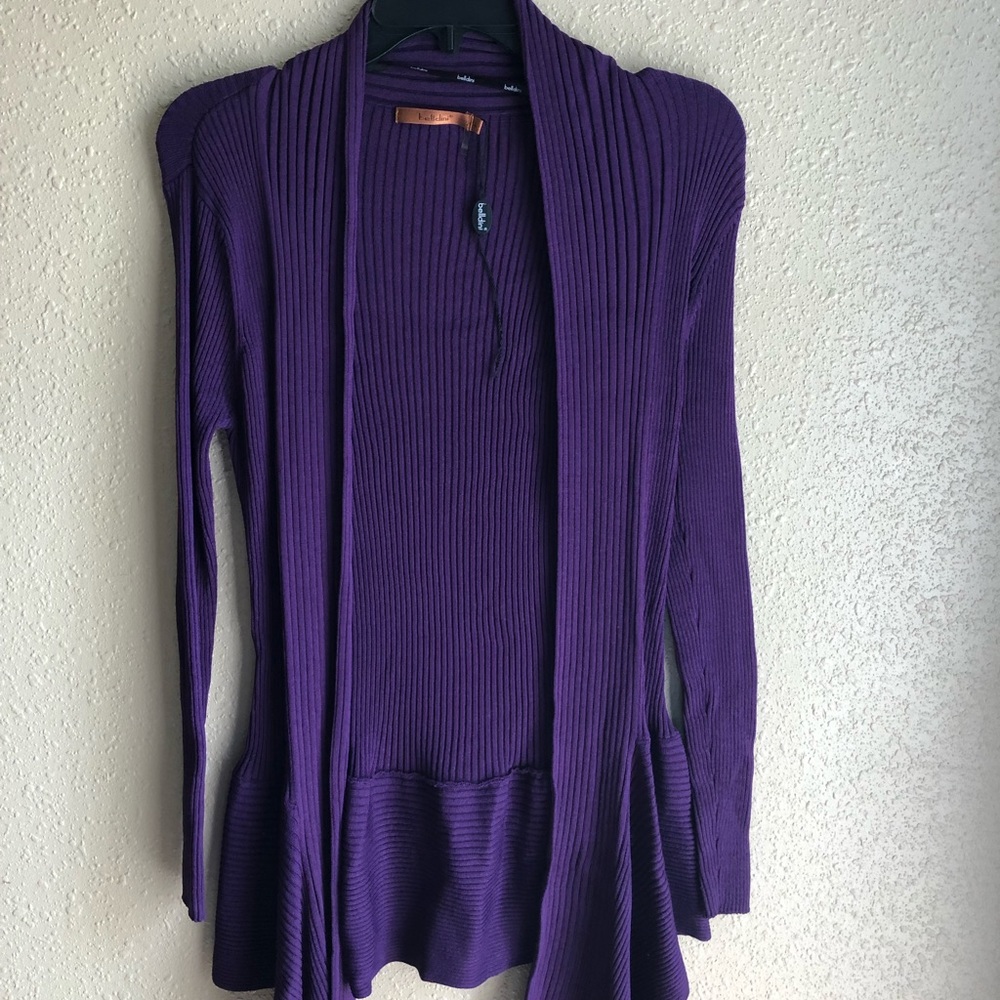 Purple Cardigan
